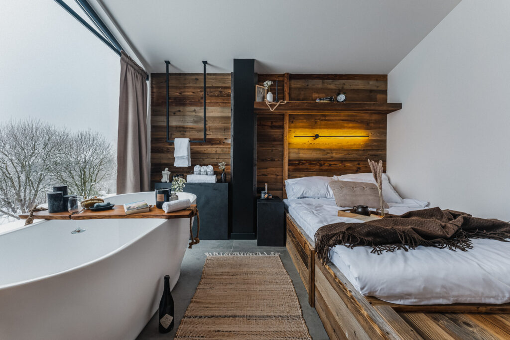 Sesja zdjęciowa domków w stylu SLOW