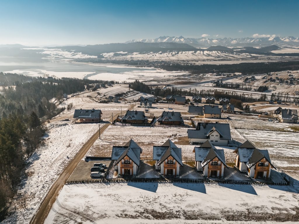 Fotografia domków premium Pieniny Podhale